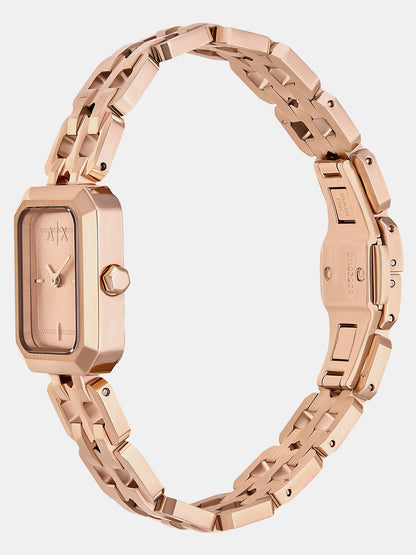 Armani Exchange Faye Pink Stainless steel Womens Watch-AX5814