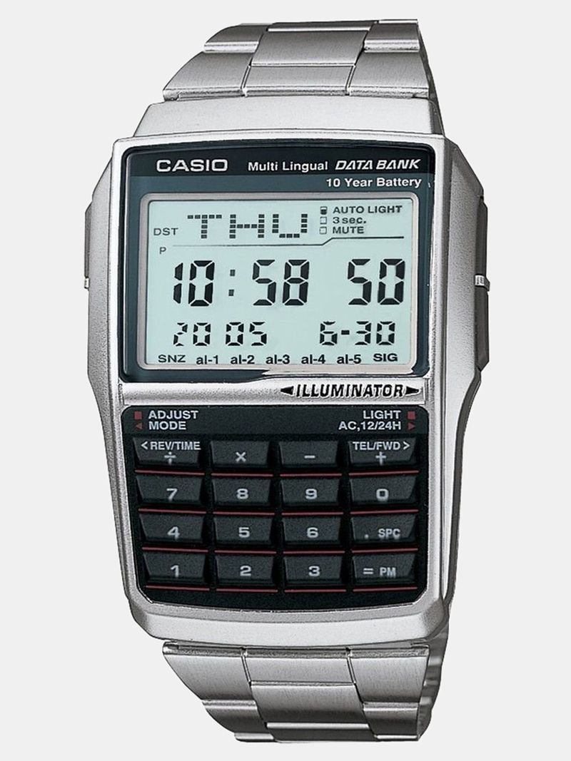 Casio Mens DBC-32D-1ADF Data Bank Calculator