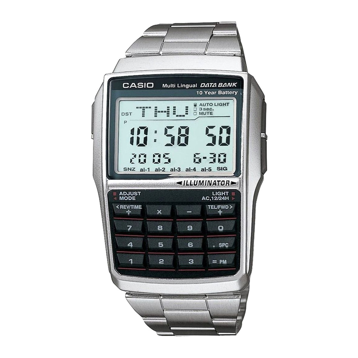 Casio Mens DBC-32D-1ADF Data Bank Calculator