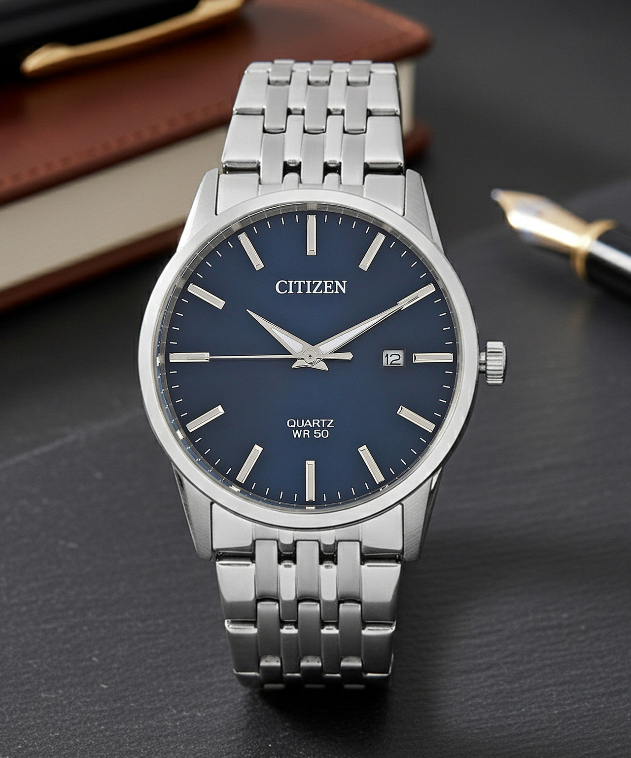 Citizen Silver Stainless steel Men Watch-BI5000-87L