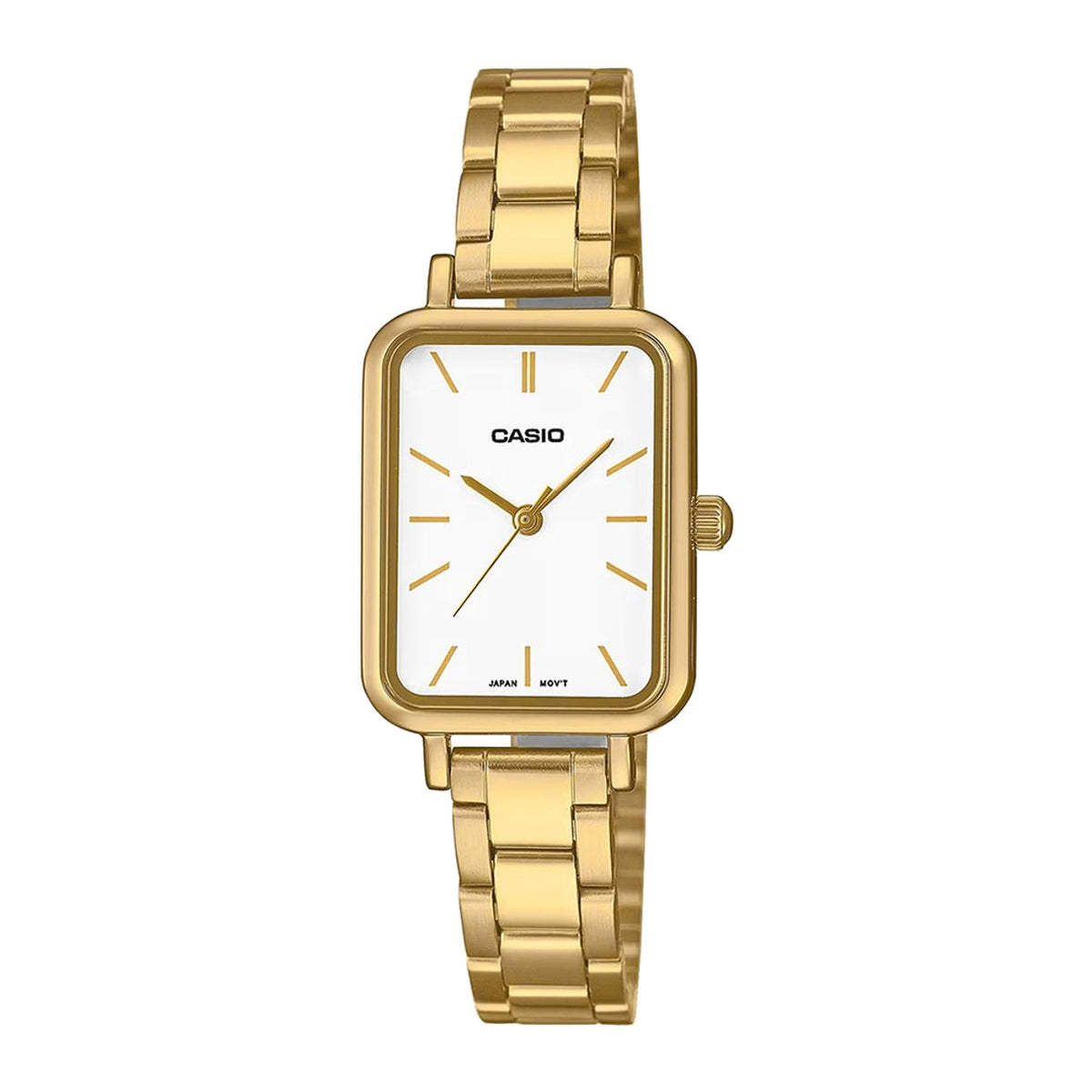 Casio Retro - Womens Metal Strap Silver Analogue Watch - LTP-V009G-7EUDF