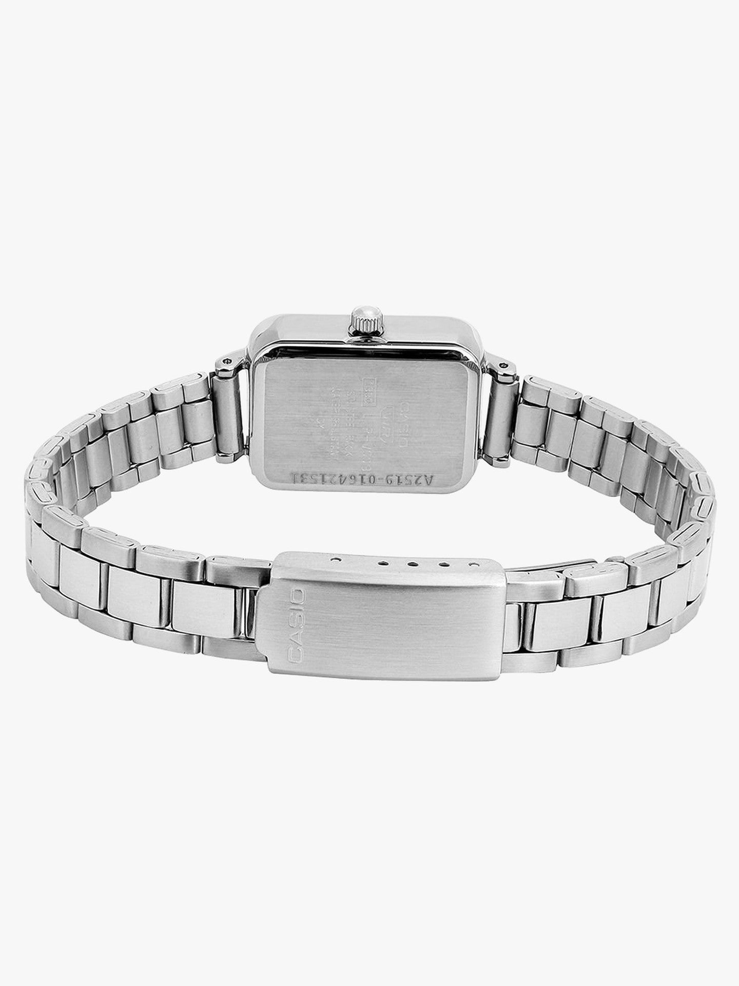 Casio Retro - Womens Metal Strap Silver Analogue Watch - LTP-V009D-7EUDF