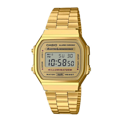 Casio Mens A168WG-9WDF Illuminator Quartz Retro Digital Watch