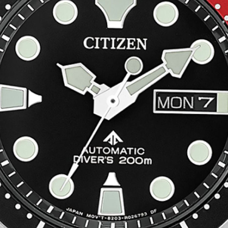 Citizen Gents Promaster Black Silicone Strap Watch - NY0085-19E