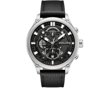 Police Wadden Mens Leather Watch