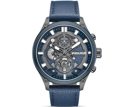 Police Wadden Mens Leather Watch