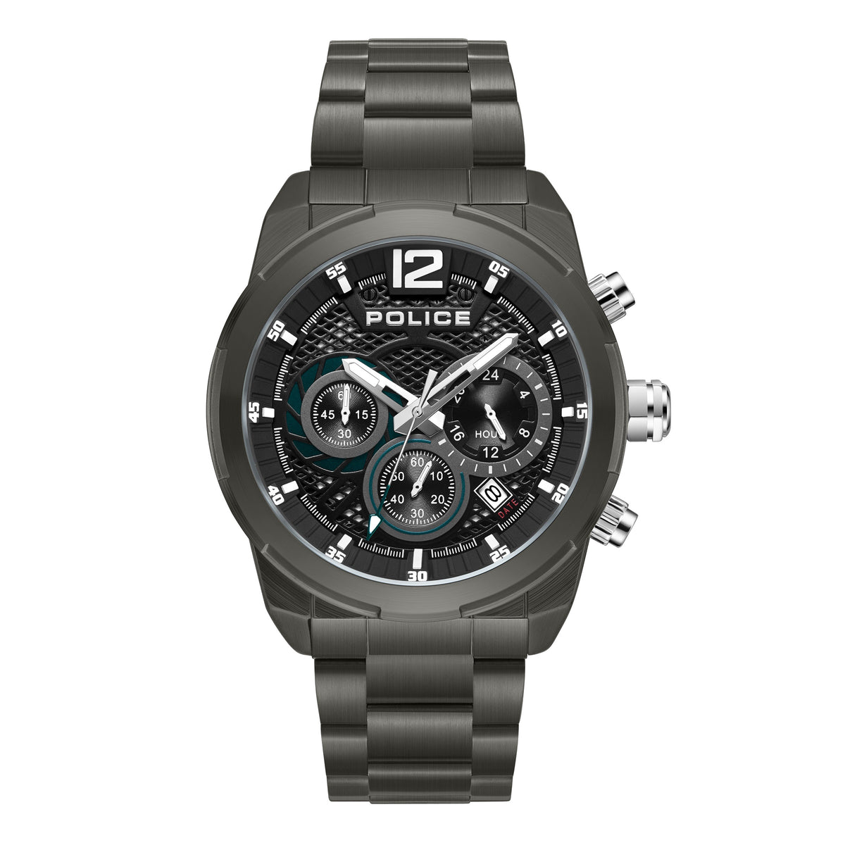 Police Mens Grey Stainless steel Watch-PEWGI2241401