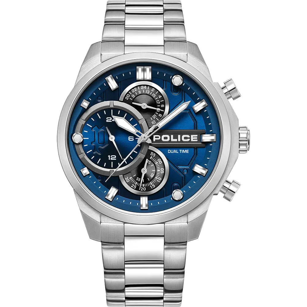 Police Reactor Mens Stainless steel Watch