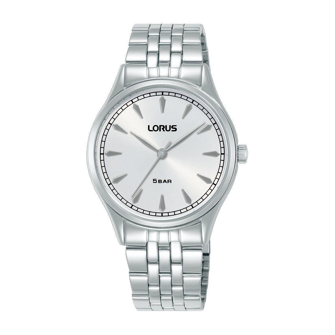 Lorus Womens Silver Stainless Steel Watch-RG293YX9