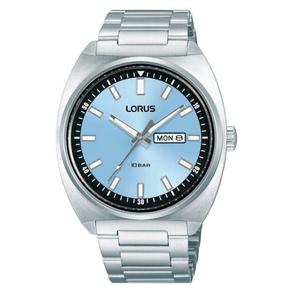 Lorus Mens Silver Stainless Steel Watch-RH317BX9G