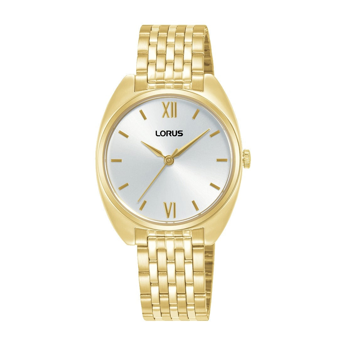 Lorus Womens Gold Stainless Steel Watch-RH846CX9