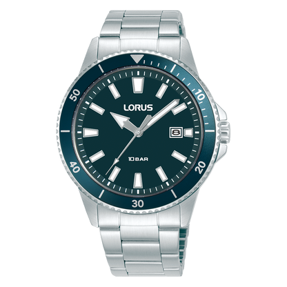 Lorus - Men Silver Stainless Steel Strap Watch - RH901SX9
