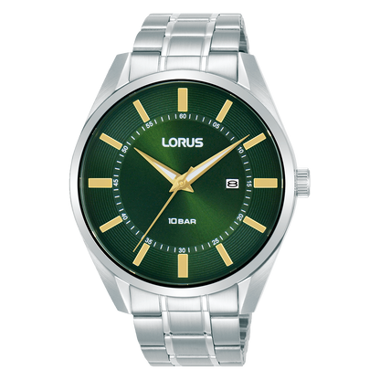Lorus - Men Silver Stainless Steel Strap Watch - RH911SX9