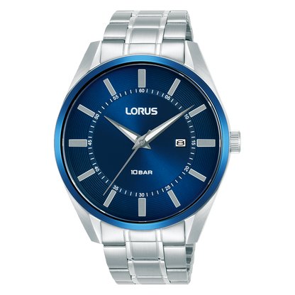 Lorus - Men Silver Stainless Steel Strap Watch - RH913SX9