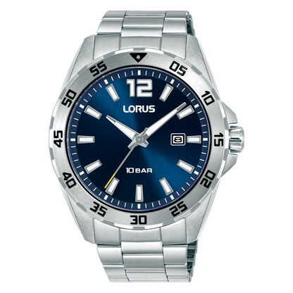 Lorus - Men Silver Stainless Steel Strap Watch - RH931SX9