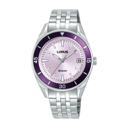Lorus Womens Silver Stainless Steel Watch-RH941SX9