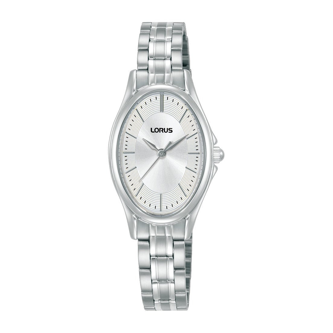 Lorus Womens Silver Stainless Steel Watch-RRX83JX9
