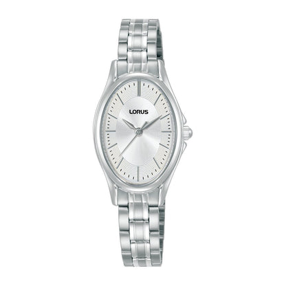 Lorus Womens Silver Stainless Steel Watch-RRX83JX9