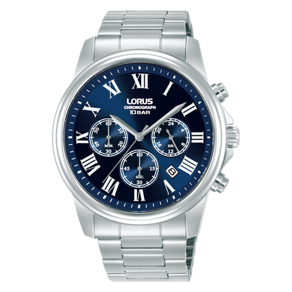 Lorus - Men Silver Stainless Steel Strap Watch - RT337LX9