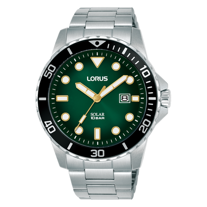 Lorus - Men Silver Stainless Steel Strap Watch - RX305BX9