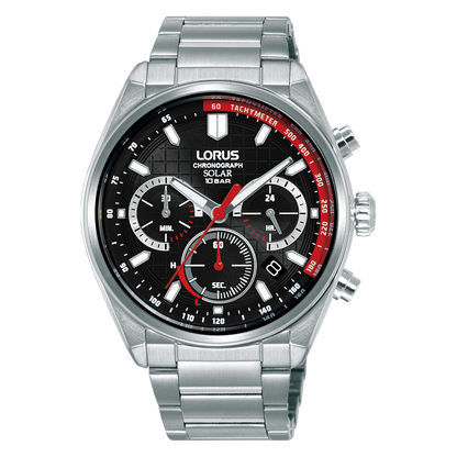 Lorus - Men Silver Stainless Steel Strap Watch - RZ531AX9
