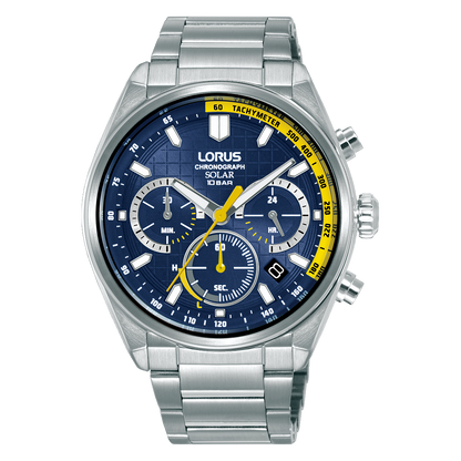 Lorus - Men Silver Stainless Steel Strap Watch - RZ533AX9