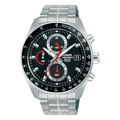 Lorus - Men Silver Stainless Steel Strap Watch - RZ615AX9