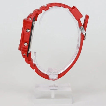 Casio G-Shock - Mens Rubber Strap Red Digital Watch - DW-5600RRB-4DR