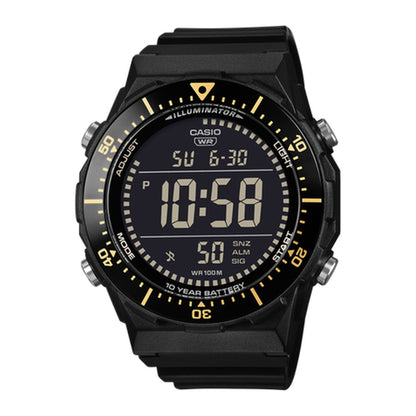Casio AE-1700H-1BVDF Tactical Digital Watch -10 Year Battery-Black & Gold