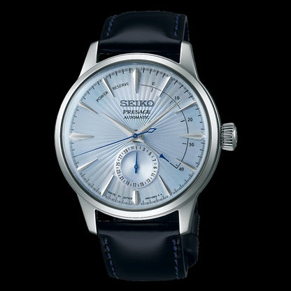 SEIKO PRESAGE Power Reserve Ice Blue Cocktail Time"Sky Diving" SSA343J1