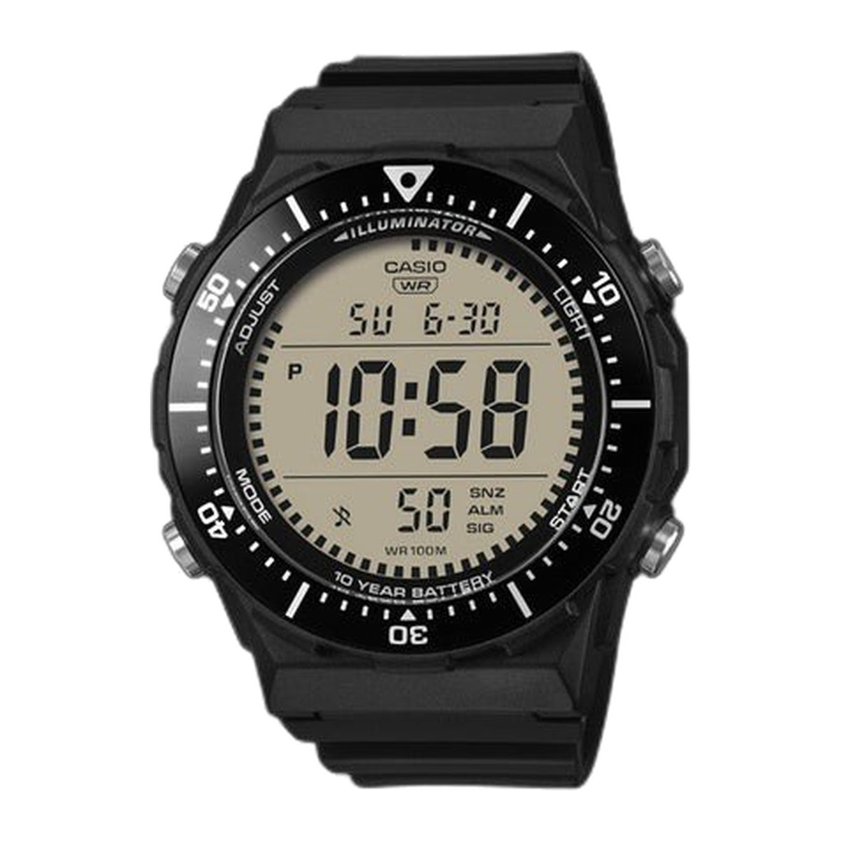 Casio AE-1700H-1AVDF Men's Tactical Digital Watch- 10 Year Battery-Black