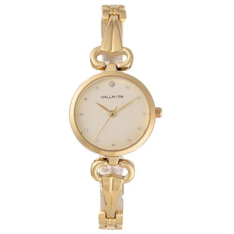 Hallmark Ladies Gold Beige Dial HA1435C