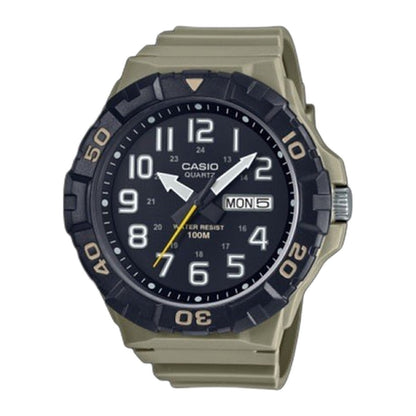 Casio MRW-210H-5AVDF-Oversized 52mm Sand Beige Watch-100M Water Resistant