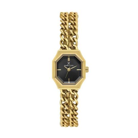 Daniel Klein-Gold Stainless Steel Leisure Analog Watch-DK113964