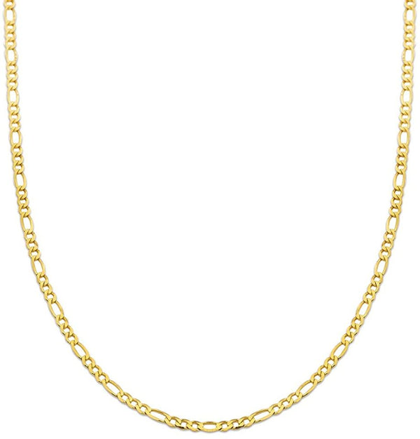 9ct Yellow Gold - Figaro 3+1 Link Chain - Unisex