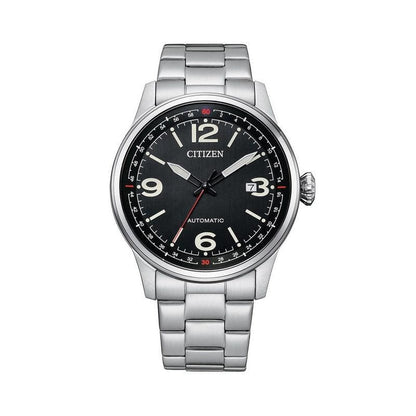 Citizen Mechanical Mens Silver Stainless steel Watch-NJ0160-87E