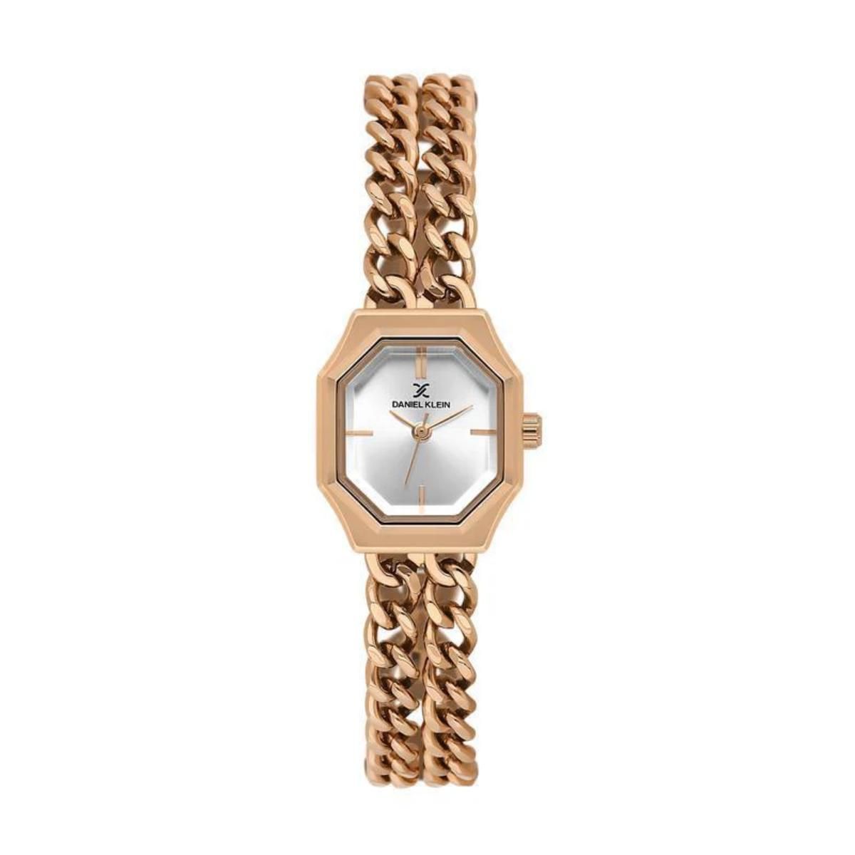 Daniel Klein-Gold Stainless Steel Leisure Analog Watch-DK113964