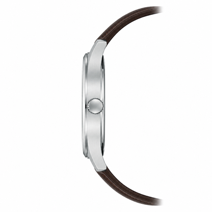 Lorus - Men Brown Leather Strap Watch - RH977SX9