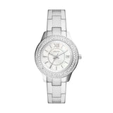 Fossil - Stella Women'S Silver Stainless Steel Watch-ES5130