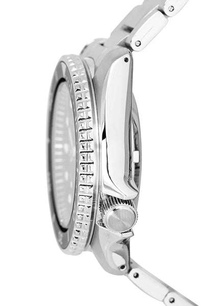 Seiko 5 Mens Silver Stainless steel Watch-SRPD55K1