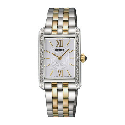Seiko Womens Gold Stainless steel Strap Watch-SWR093P1