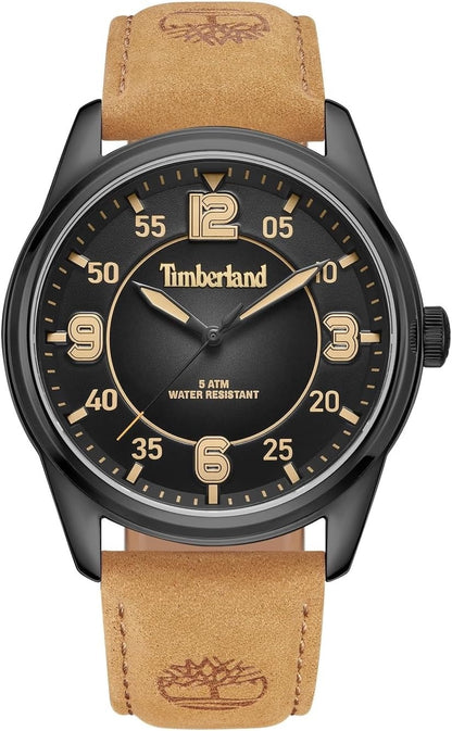 Timberland Eastport Mens Brown Leather Watch-TDWGA0040903