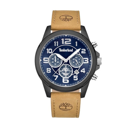 Timberland Pyperville Mens Brown Leather Watch-TDWGC9010001