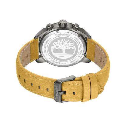Timberland Henniker Ii Mens Brown Leather Strap Watch-TDWGF0095003