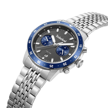 Timberland Parkman Mens Silver Stainless steel Strap Watch-TDWGK0094303