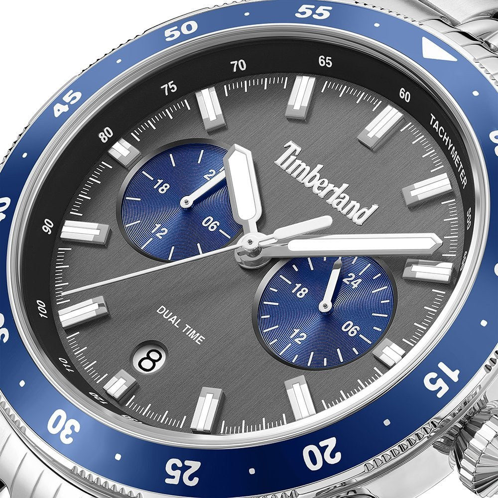Timberland Parkman Mens Silver Stainless steel Strap Watch-TDWGK0094303