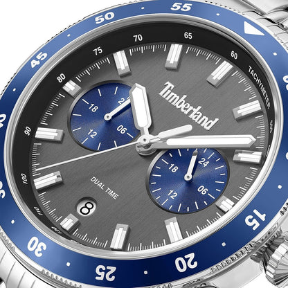 Timberland Parkman Mens Silver Stainless steel Strap Watch-TDWGK0094303