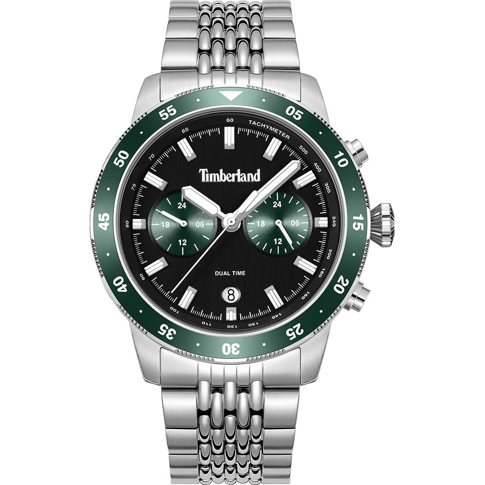 Timberland Parkman Mens Silver Stainless steel Strap Watch-TDWGK0094304