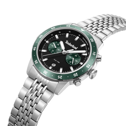 Timberland Parkman Mens Silver Stainless steel Strap Watch-TDWGK0094304