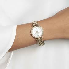 Fossil Carlie Mini Gold Stainless Steel Women Watch-ES4735